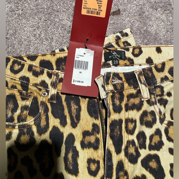 Etro leopard print jeans - Picture 4 of 5